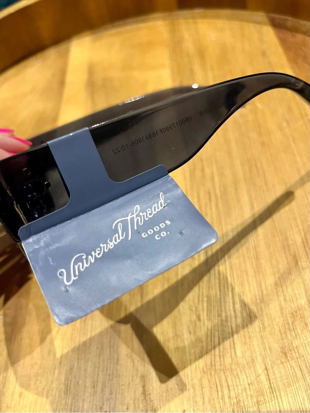 Universal Thread - Women's Blue Frame Sunglasses with Brown Lenses